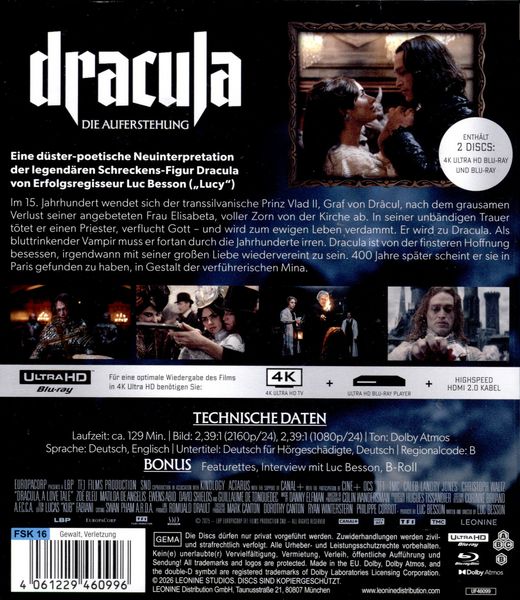 Produktbild: Dracula - Die Auferstehung (4K Ultra HD) (+ Blu-ray)