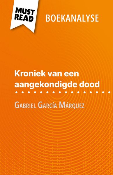 Produktbild: Kroniek van een aangekondigde dood van Gabriel Garc&iacute;a M&aacute;rquez (Boekanalyse)