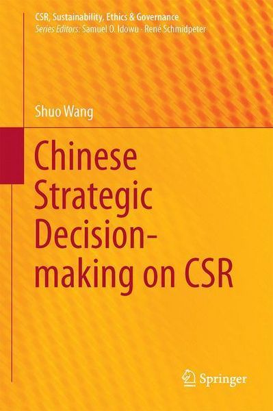 Produktbild: Chinese Strategic Decision-making on CSR