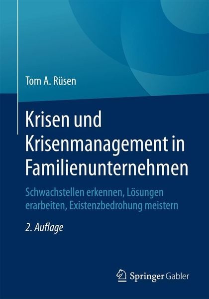 Produktbild: Krisen und Krisenmanagement in Familienunternehmen