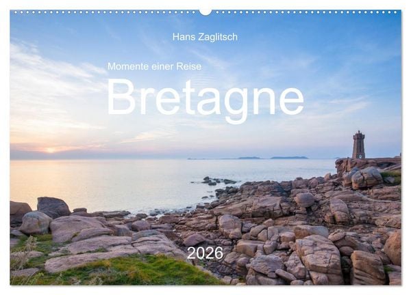 Produktbild: Momente einer Reise - Bretagne (Wandkalender 2026 DIN A2 quer), CALVENDO Monatskalender