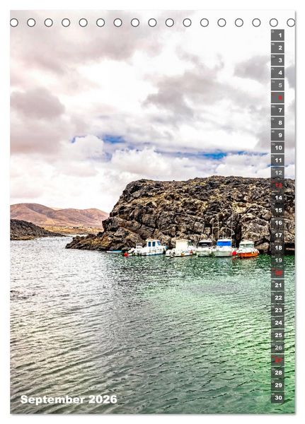 Produktbild: FUERTEVENTURA S&uuml;dsee-Flair (Tischkalender 2026 DIN A5 hoch), CALVENDO Monatskalender