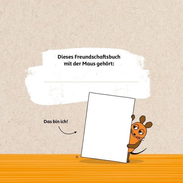 Produktbild: Die Maus Mein Freundschaftsbuch
