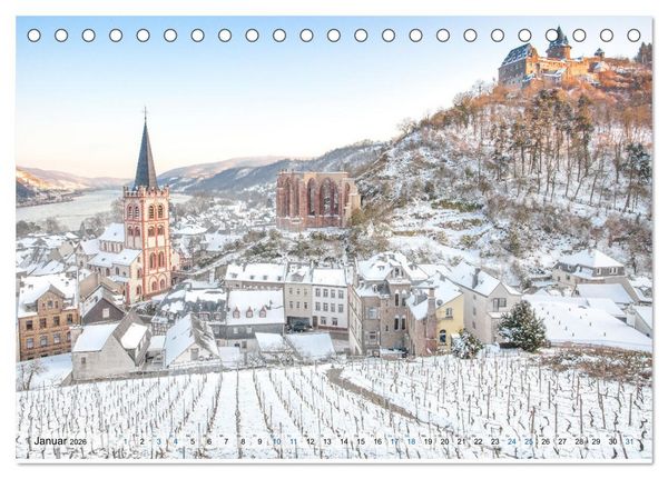 Produktbild: Romantisches Rheintal (Tischkalender 2026 DIN A5 quer), CALVENDO Monatskalender