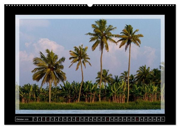 Produktbild: Kerala - Impressionen aus S&uuml;dindien (hochwertiger Premium Wandkalender 2026 DIN A2 quer), Kunstdruck in Hochglanz
