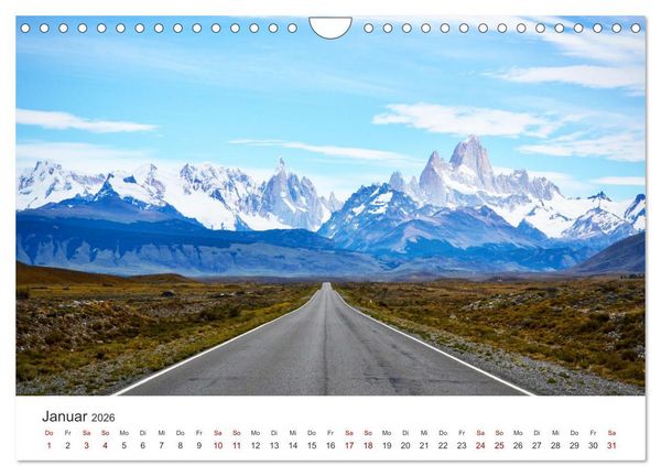 Produktbild: Argentinien - vielseitig und kontrastreich (Wandkalender 2026 DIN A4 quer), CALVENDO Monatskalender