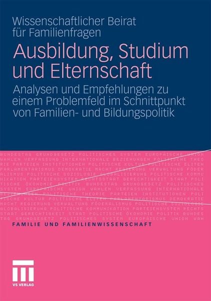 Produktbild: Ausbildung, Studium und Elternschaft
