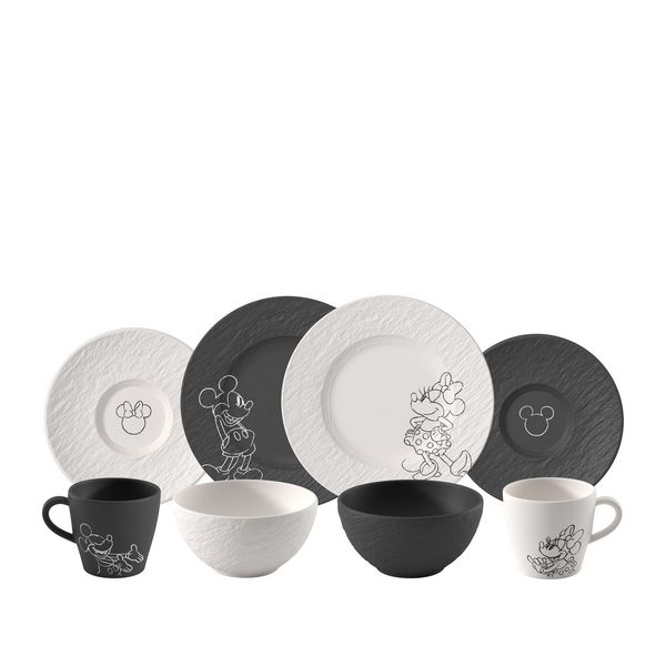 Produktbild: Villeroy & Boch Manufacture - Mickey Mouse Fr&uuml;hst&uuml;cks-Set, 8-teilig
