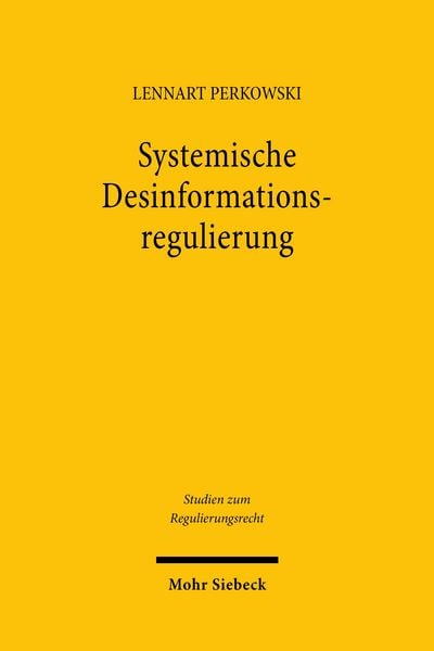 Produktbild: Systemische Desinformationsregulierung