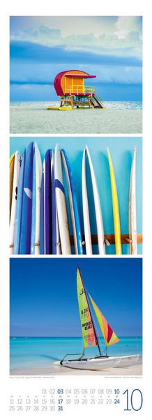 Produktbild: BeachTime Triplet-Kalender 2027 | Sonne, Sand & Meer