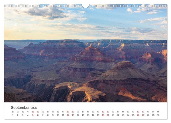 Produktbild: Arizona - Grand Canyon State (Wandkalender 2026 DIN A3 quer), CALVENDO Monatskalender