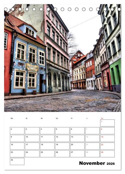 Produktbild: Stra&szlig;enansichten (Tischkalender 2026 DIN A5 hoch), CALVENDO Monatskalender