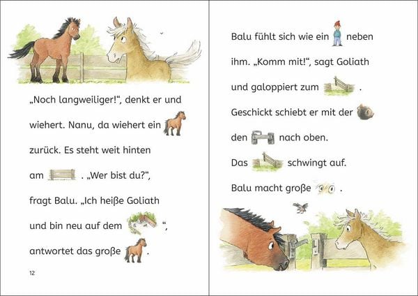 Produktbild: Lesenlernen in 3 Schritten - Die sch&ouml;nsten Pferdegeschichten