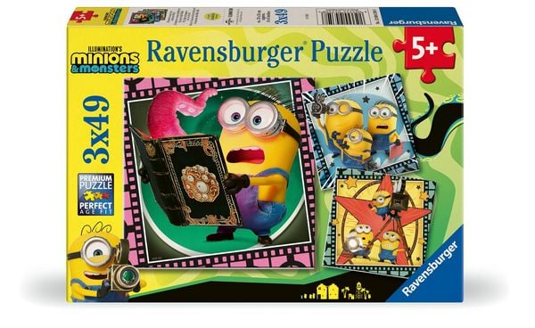 Produktbild: Kinderpuzzle 3x49 Teile - Minions 3