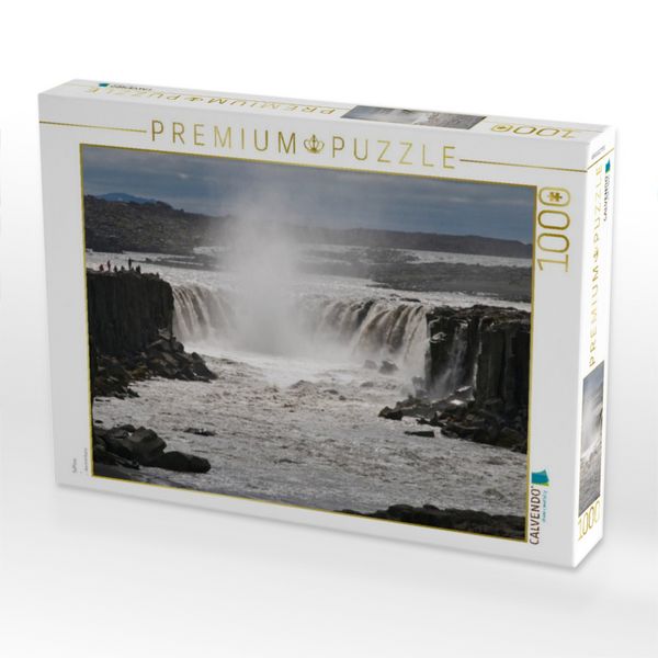 Produktbild: CALVENDO Puzzle Selfoss | 1000 Teile Lege-Gr&ouml;&szlig;e 64x48cm Foto-Puzzle f&uuml;r gl&uuml;ckliche Stunden