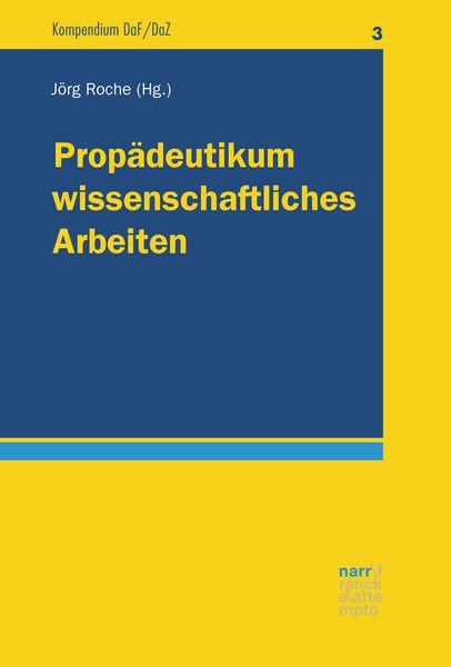 Produktbild: Propädeutikum wissenschaftliches Arbeiten