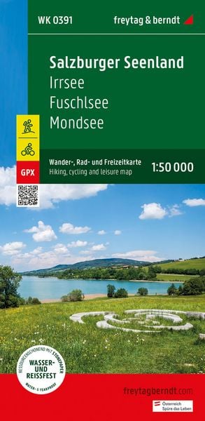 Freytag & berndt Wanderkarte WK 0391 Salzburger Seenland, Irrsee - Fuschlsee - Mondsee 1:50.000, Sonstige von , KOMPASS freytag und berndt,