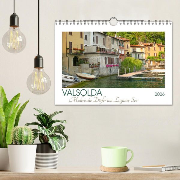 Produktbild: Valsolda. Malerische D&ouml;rfer am Luganer See (Wandkalender 2026 DIN A4 quer), CALVENDO Monatskalender