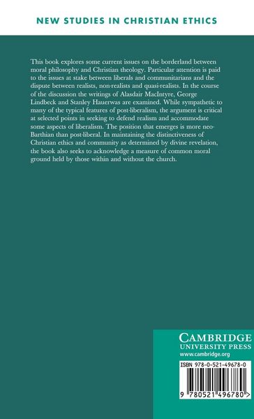 Produktbild: Community, Liberalism and Christian Ethics