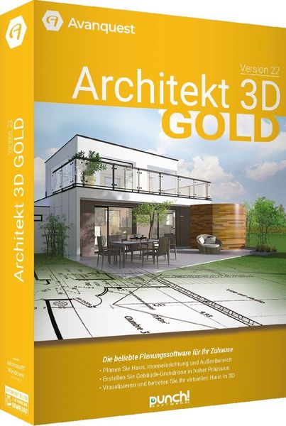 Architekt 3D 22 Gold (Code in a Box) / CDR