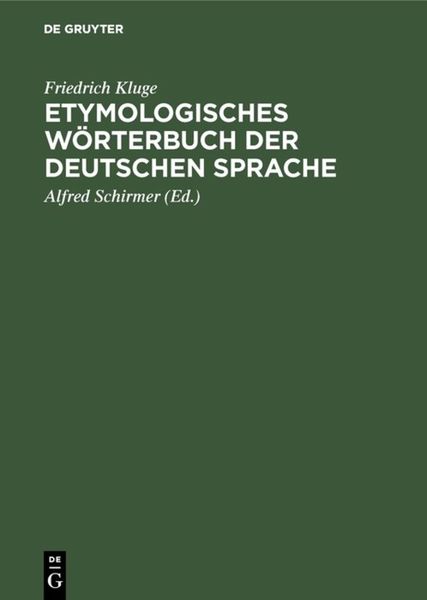 Produktbild: Etymologisches W&ouml;rterbuch der deutschen Sprache
