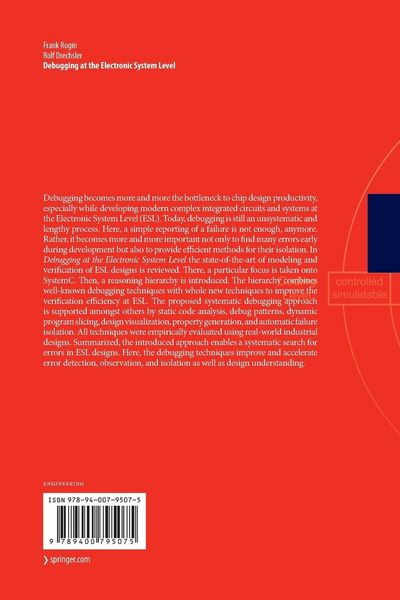 Produktbild: Debugging at the Electronic System Level