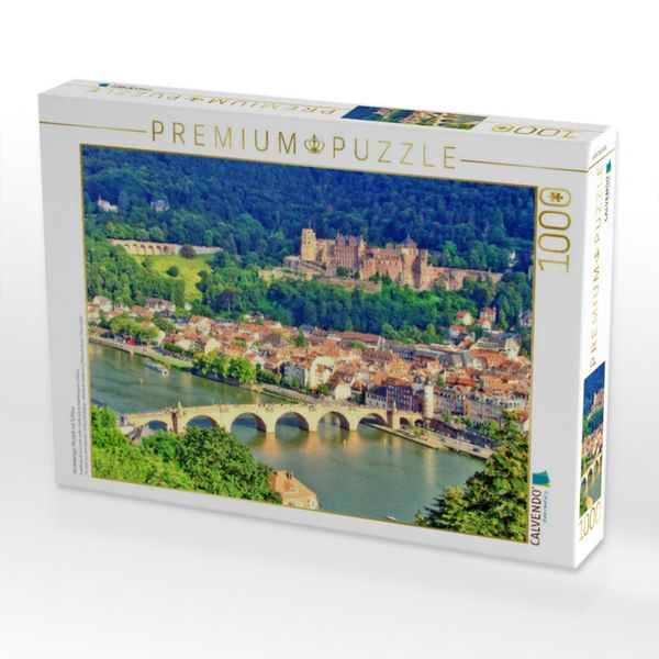Produktbild: CALVENDO Puzzle Heidelberger Altstadt mit Schloss | 1000 Teile Lege-Gr&ouml;&szlig;e 64x48cm Foto-Puzzle f&uuml;r gl&uuml;ckliche Stunden