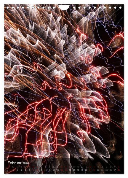 Produktbild: FEUERWERK - Lichtspiele (Wandkalender 2026 DIN A4 hoch), CALVENDO Monatskalender