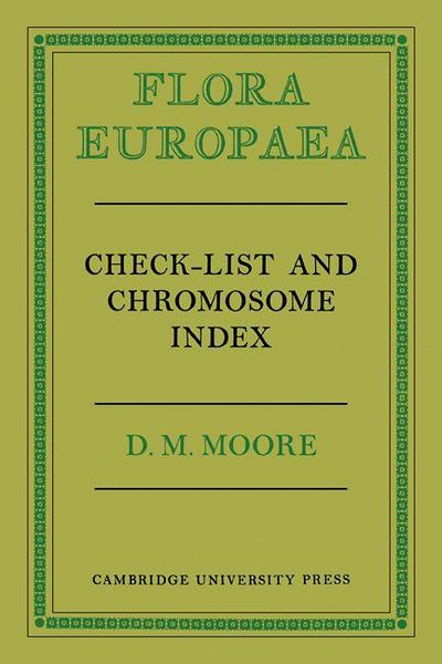 Produktbild: Flora Europaea Check-List and Chromosome Index