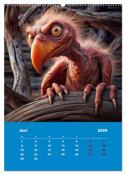 Produktbild: Waldo und Stefler (Wandkalender 2026 DIN A2 hoch), CALVENDO Monatskalender