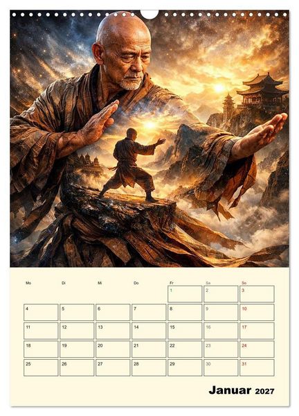 Produktbild: Seele des Kriegers (Wandkalender 2027 DIN A3 hoch), CALVENDO Monatskalender