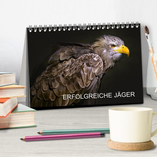 Produktbild: Erfolgreiche J&auml;ger (Tischkalender 2026 DIN A5 quer), CALVENDO Monatskalender