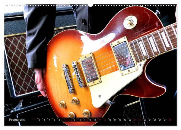 Produktbild: Gitarren und Amps - abgerockt (hochwertiger Premium Wandkalender 2026 DIN A2 quer), Kunstdruck in Hochglanz