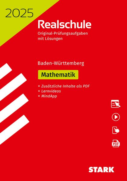 Produktbild: STARK Original-Prüfungen Realschule 2025 - Mathematik - BaWü