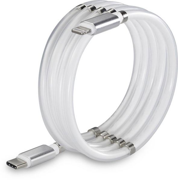 Renkforce USB-Kabel USB 2.0 USB-C Stecker, Apple Lightning Stecker 2.00m Weiß TO-6886782