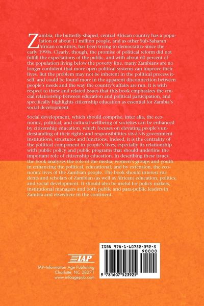 Produktbild: Citizenship Education and Social Development in Zambia (PB)