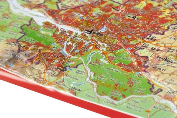 Produktbild: Reliefpostkarte Hamburg