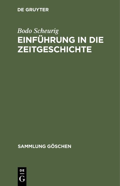 Produktbild: Einf&uuml;hrung in die Zeitgeschichte