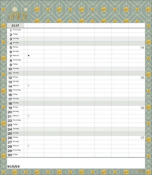 Produktbild: Multiplaner - Time for glamour 2027