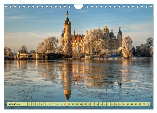 Produktbild: Schwerin - Welterbe (Wandkalender 2026 DIN A4 quer), CALVENDO Monatskalender