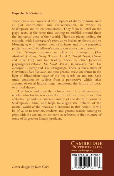 Produktbild: Dramatic Form in Shakespeare and the Jacobeans