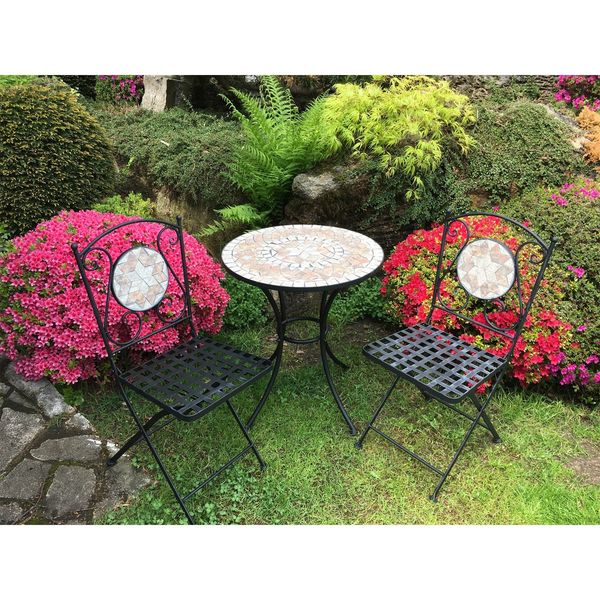 Produktbild: HTI-Line Metallstuhl 2er Set Metallstuhl 2er Set