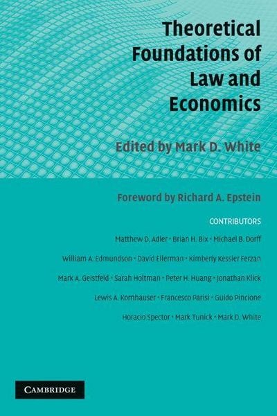 Produktbild: Theoretical Foundations of Law and Economics