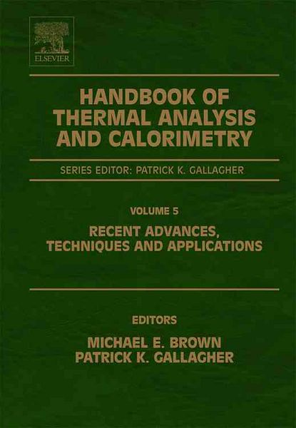 Produktbild: Handbook of Thermal Analysis and Calorimetry
