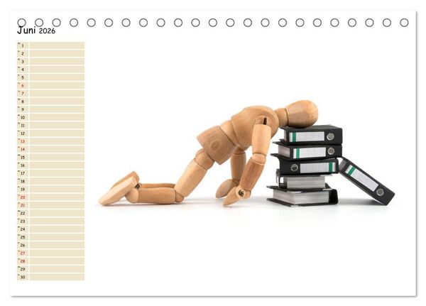 Produktbild: Und wieder ist es Montag... (Tischkalender 2026 DIN A5 quer), CALVENDO Monatskalender