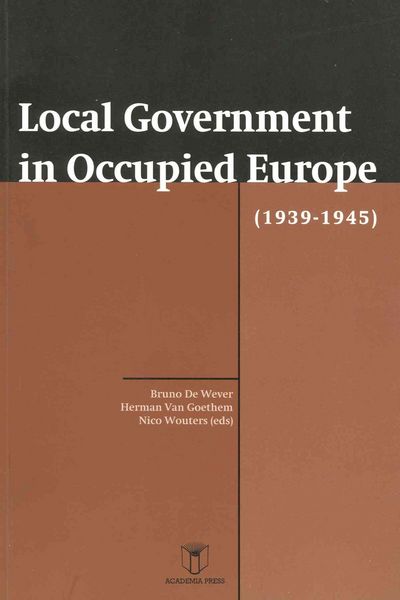 Produktbild: Local Government in Occupied Europe (1939-1945)