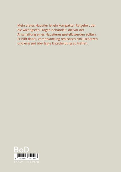 Produktbild: Mein erstes Haustier