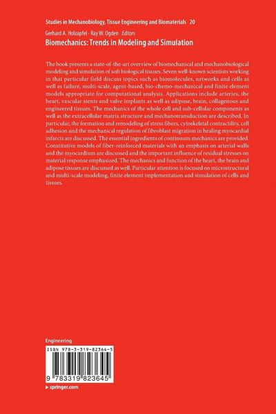 Produktbild: Biomechanics: Trends in Modeling and Simulation