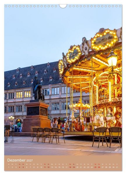 Produktbild: Zeitloses Strasbourg. Kan&auml;le, Fachwerk und els&auml;ssisches Flair (Wandkalender 2027 DIN A3 hoch), CALVENDO Monatskalender