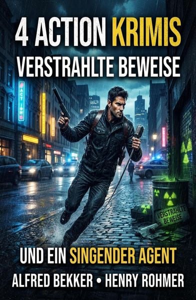 Produktbild: 4 Action Krimis: Verstrahlte Beweise und ein singender Agent